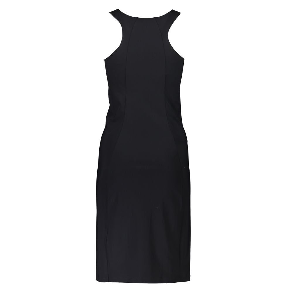Patrizia Pepe Black Elastane Dress PA-28351-XS