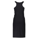 Patrizia Pepe Black Elastane Dress PA-28351-XS