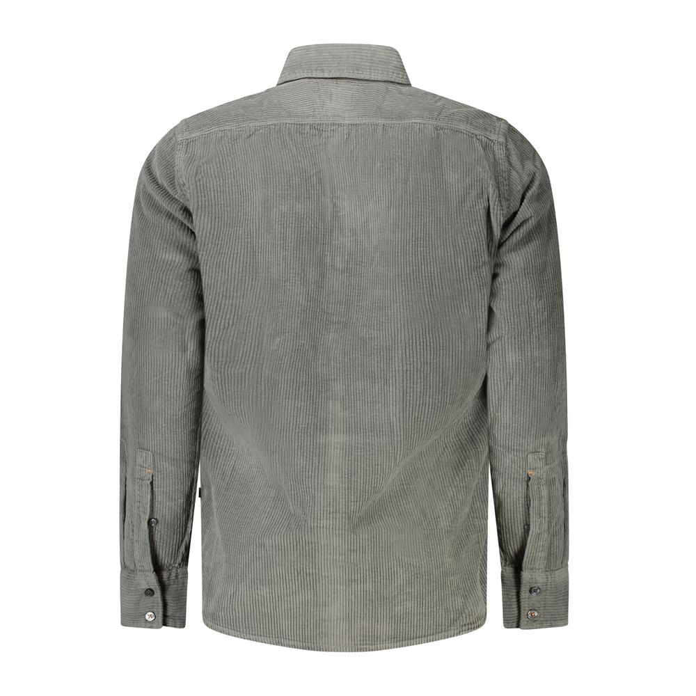 Hugo Boss Green Cotton Shirt BO-34546-S