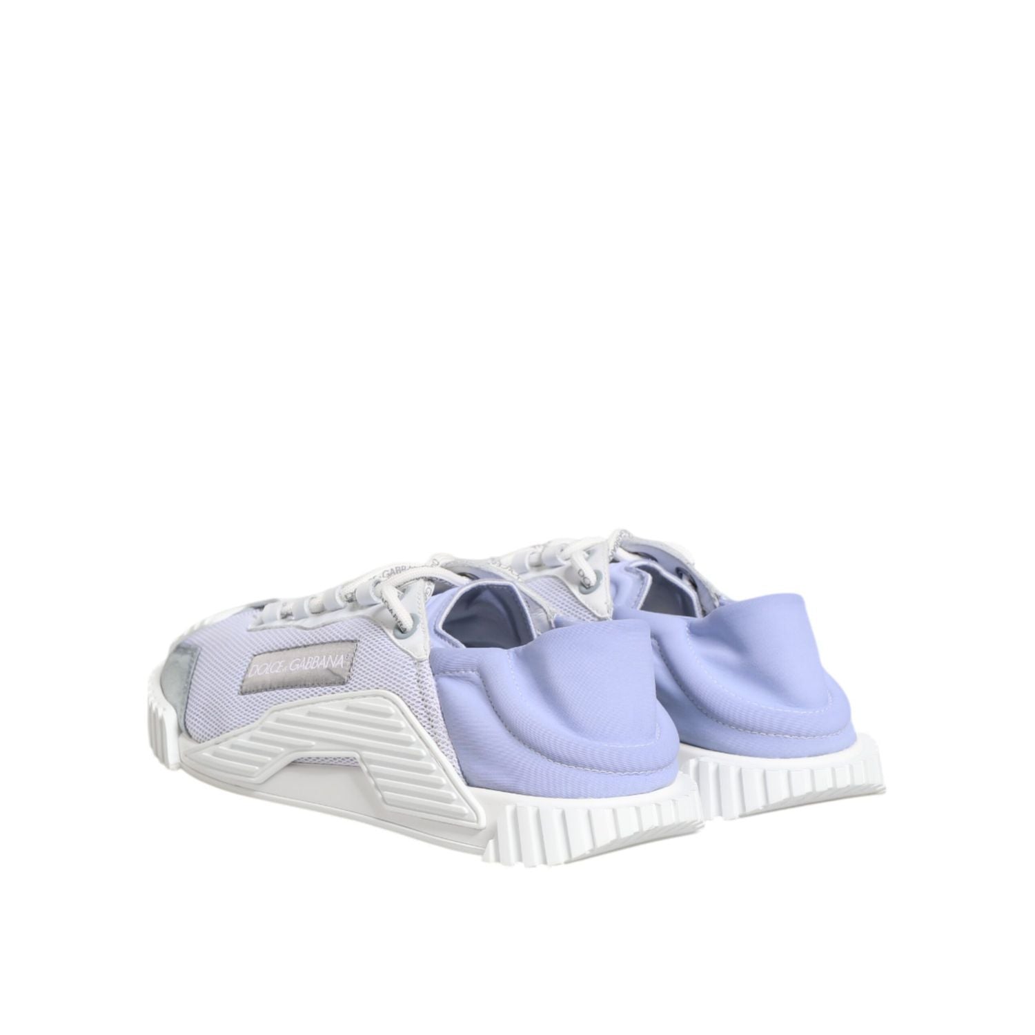 Dolce & Gabbana Purple White NS1 Lace Up Low Top Sneakers Shoes