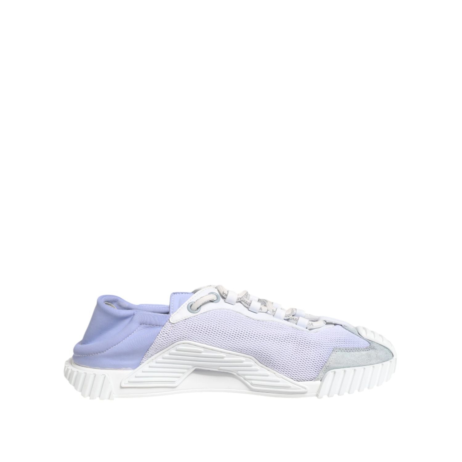Dolce & Gabbana Purple White NS1 Lace Up Low Top Sneakers Shoes