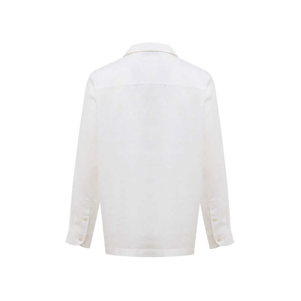 Gran Sasso White Linen Shirt