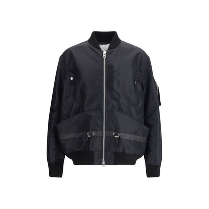 Sacai Black Nylon Bomber Sacai