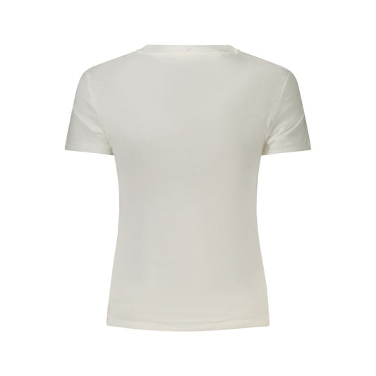 Tommy Hilfiger White Cotton Women T-Shirt TO-39310-S