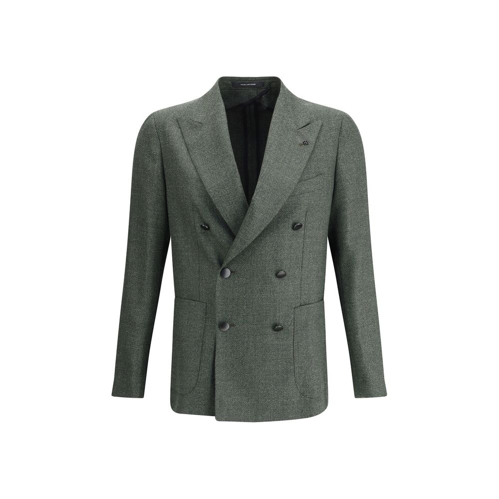 Tagliatore Bicolor Fleece Wool Blazer