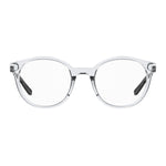 Under Armour Transparent Acetate Frames: Unisex glasses UA5027900F020 with 50/20/140 mm dimensions in clear color.