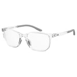 Under Armour Transparent Resin Frames, unisex glasses with dimensions 54/17/140mm, made of resin, transparent color.