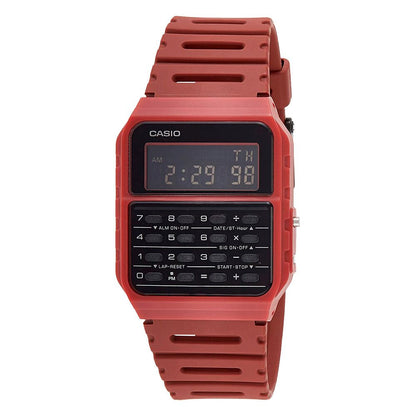 Casio Red Resin Digital Watch