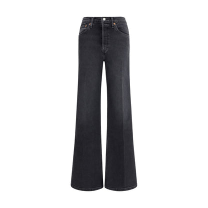 RE/DONE Black Cotton Jeans Denim