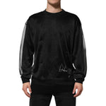 Dolce & Gabbana Black Polyester Pullover Sweatshirt Sweater TSH90638-44
