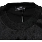Dolce & Gabbana Black Polyester Pullover Sweatshirt Sweater TSH90638-44