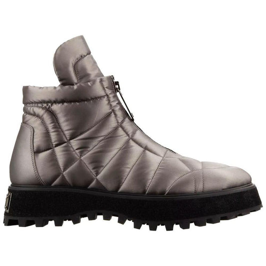 Dolce & Gabbana Gray Nylon Boot DO-15940-EU43/US10