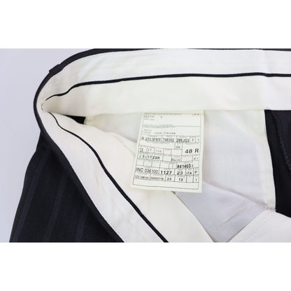 Dolce & Gabbana Gray Wool Blend Formal Trousers Pants