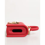 Dolce & Gabbana Red Silicone Devotion Heart Cover Bag Women Airpods Case featuring iconic design and made in Italy.