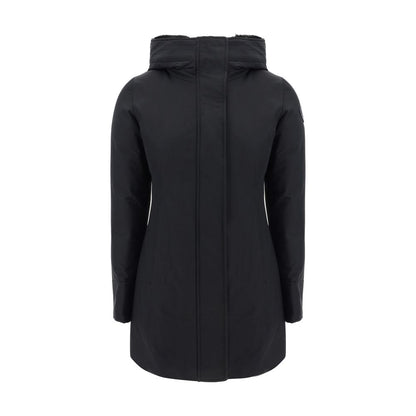 Woolrich Black Nylon Parka