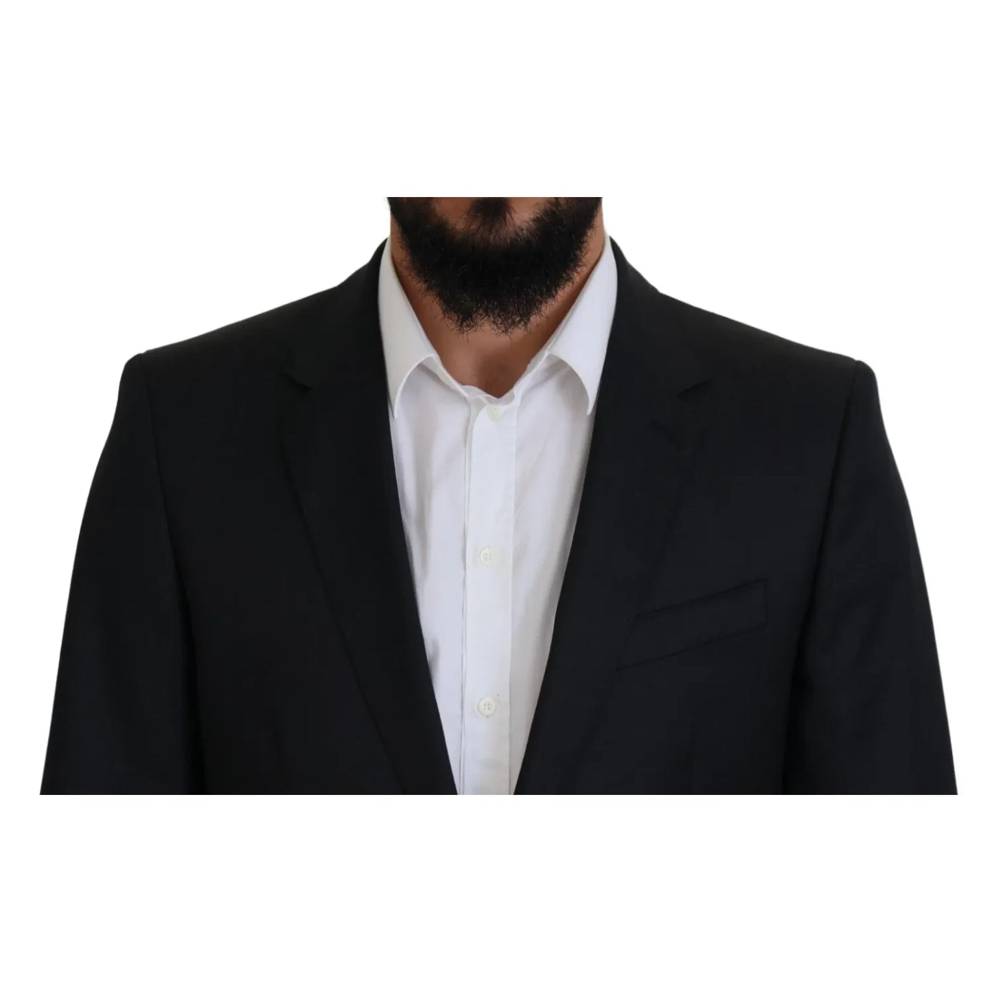 Dolce & Gabbana Melange Grey Wool 2 Piece MARTINI Suit