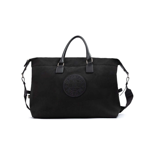 Dsquared² Black Fabric Weekend Travel Bag DS210825-1