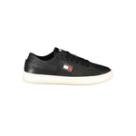 Tommy Hilfiger Black Leather Women's Sneaker TO-39388-EU36/US6