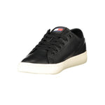 Tommy Hilfiger Black Leather Women's Sneaker TO-39388-EU36/US6
