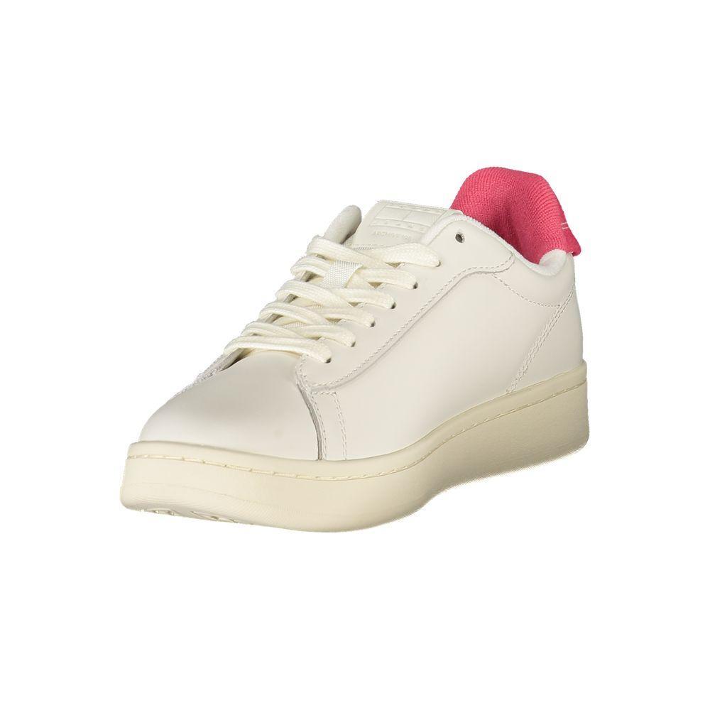 Tommy Hilfiger White Leather Women Sneaker TO-39399-EU36/US6