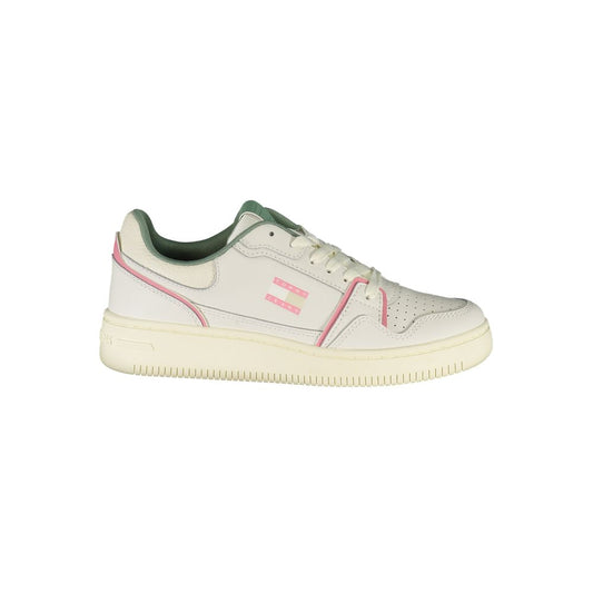 Tommy Hilfiger White Leather Women Sneaker