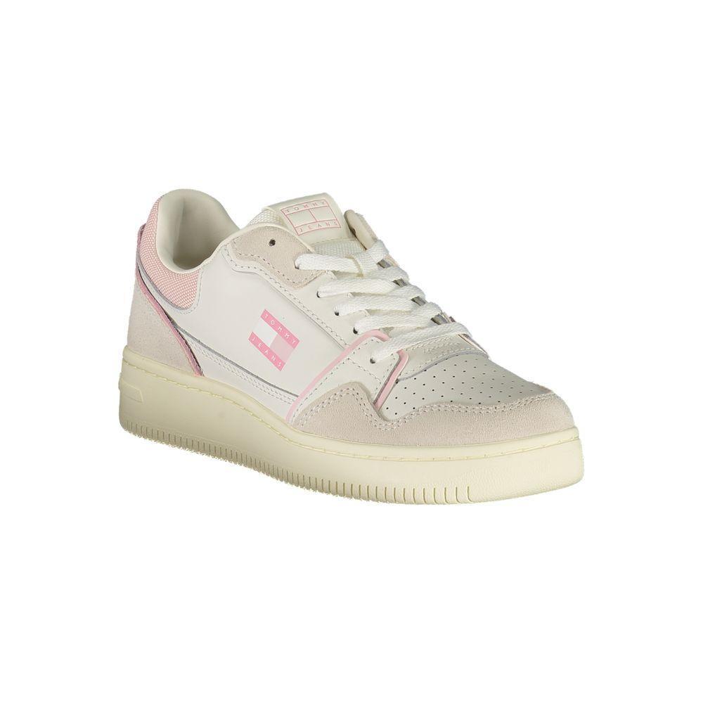 Tommy Hilfiger White Leather Women Sneaker TO-39408-EU36/US6