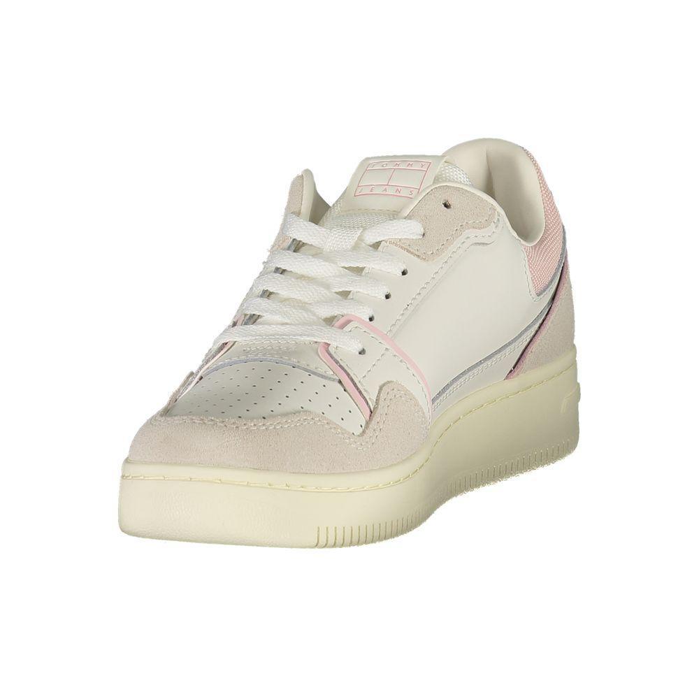 Tommy Hilfiger White Leather Women Sneaker TO-39408-EU36/US6