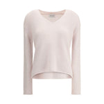 Forte_Forte Cashmere and wool V-neck Sweater FO-14149MYKNITF48A0216-0/XS