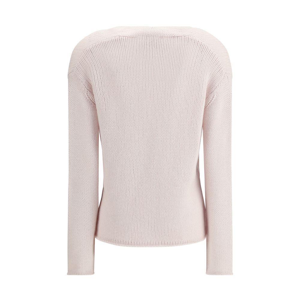 Forte_Forte Cashmere and wool V-neck Sweater FO-14149MYKNITF48A0216-0/XS