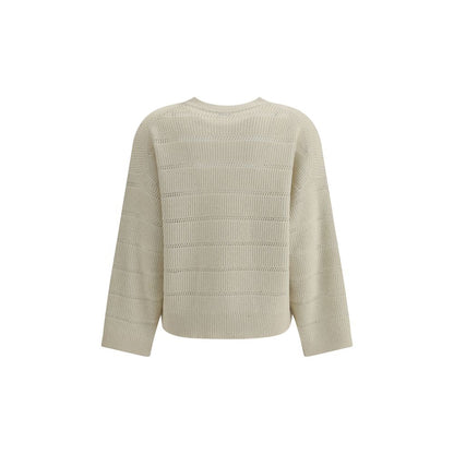 Brunello Cucinelli White Cashmere Cashmere Sweater