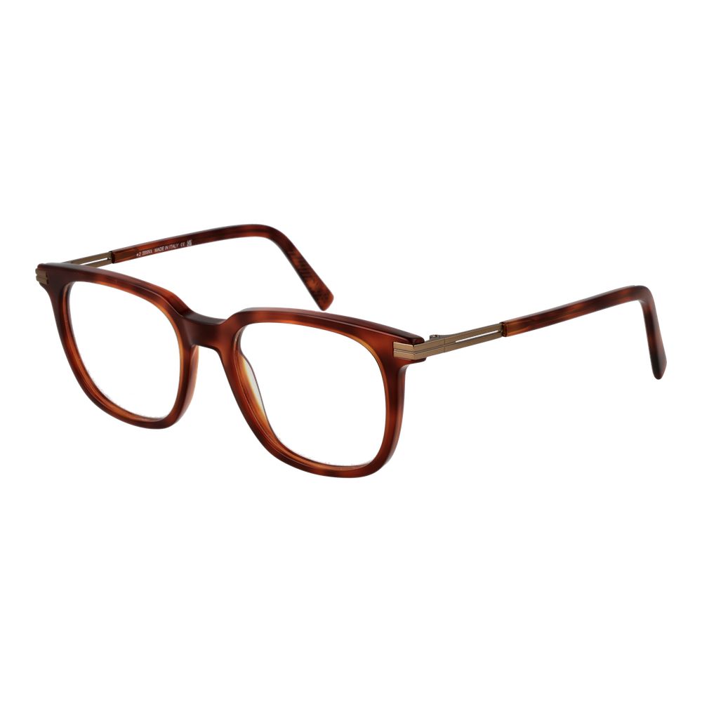 Ermenegildo Zegna Brown Acetate Glasses (Frames)