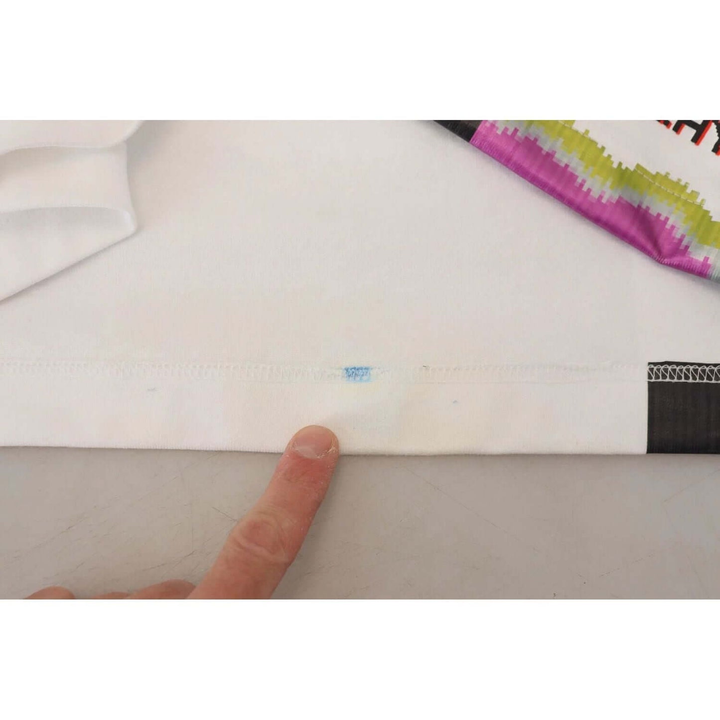 Dolce & Gabbana Multicolor Print Blouse Cotton Tank TV Print T-shirt