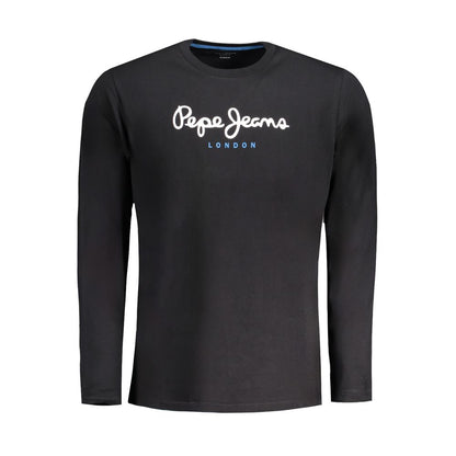 Pepe Jeans Black Cotton Men's T-Shirt