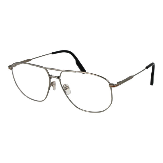 Ermenegildo Zegna Silver Titanium Glasses (Frames)