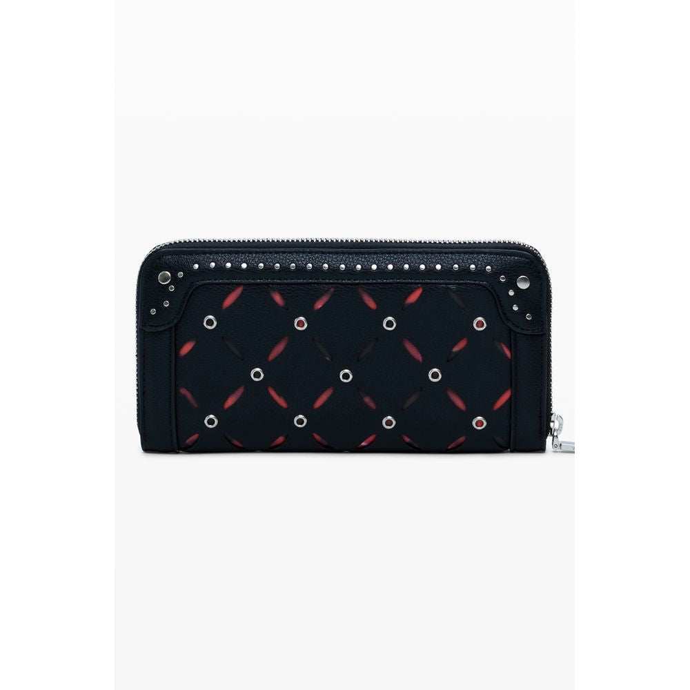 Desigual Black Polyethylene Wallet