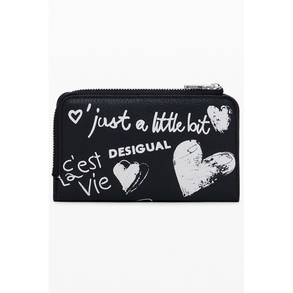 Desigual Black Polyethylene Wallet