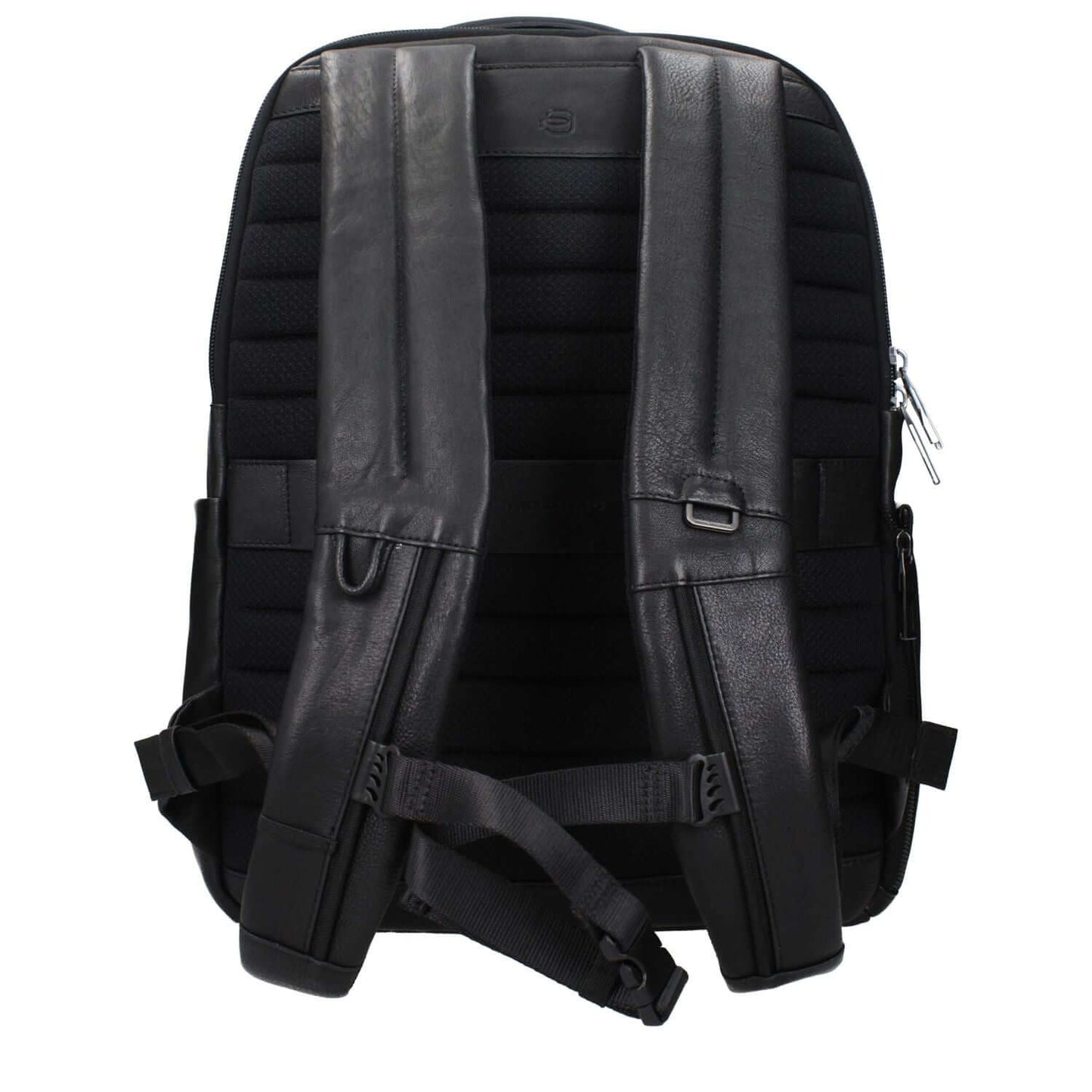 Piquadro Black Leather Backpack