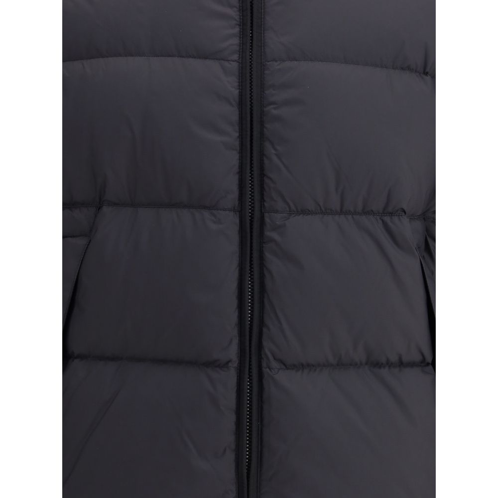 Parajumpers Black Nylon Coat