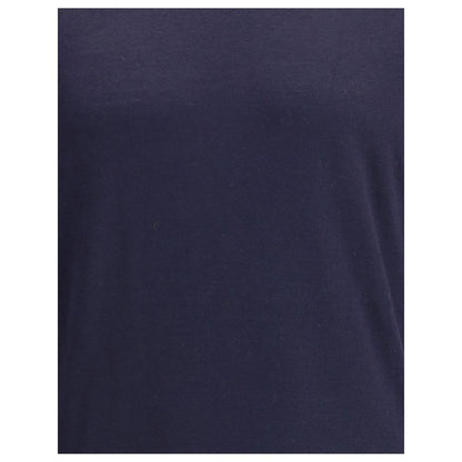 ZEGNA Blue Cashmere Turtleneck sweater, showcasing a timeless design with ribbed cuffs and hem for a sophisticated fit.