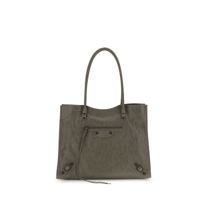 Balenciaga Green Lamb Ovis Aries Aries Shoulder Bag