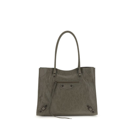 Balenciaga Green Lamb Ovis Aries Aries Shoulder Bag