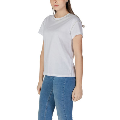 Liu Jo White Cotton T-Shirt