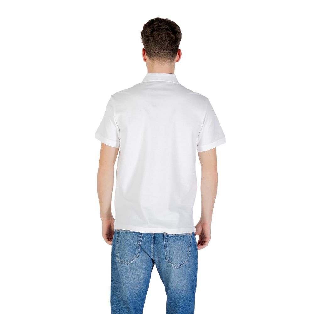 Emporio Armani Underwear White Cotton Polo Shirt
