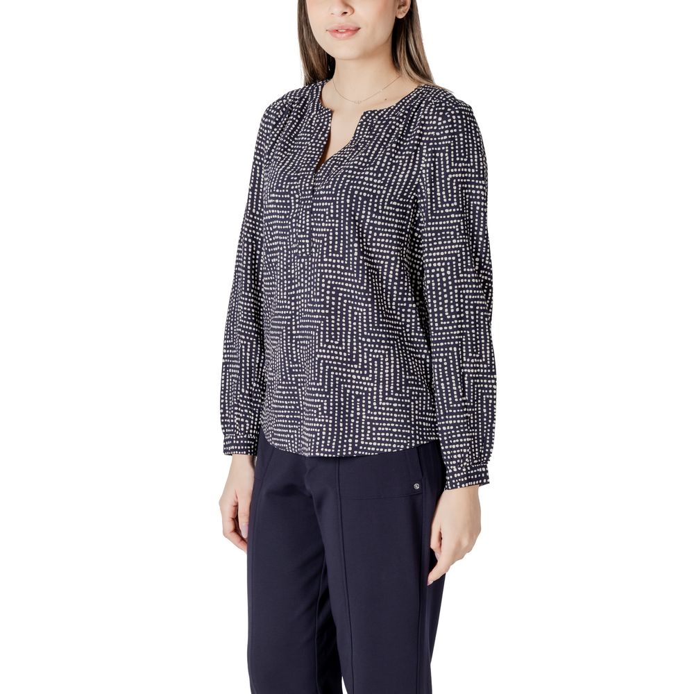 Street One Blue Viscose Blouse