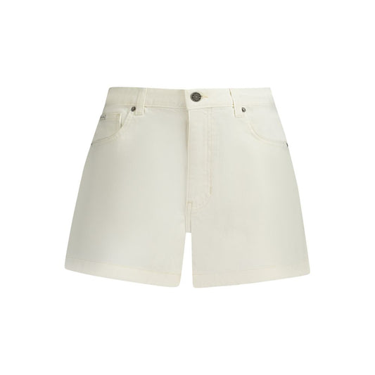 Guess Jeans Bianco Cotton Women Short