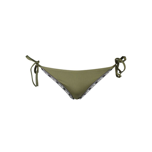 Calvin Klein Verde Polyester Woman Swim Brief