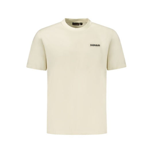 Napapijri Beige Cotton Men T-Shirt1728,3XL,67403481248,Beige,Clothing,L,M,Men,Napapijri,New with tags,S,T-Shirts - Clothing,T-Shirts - T-Shirts - Clothing,XL,XXL