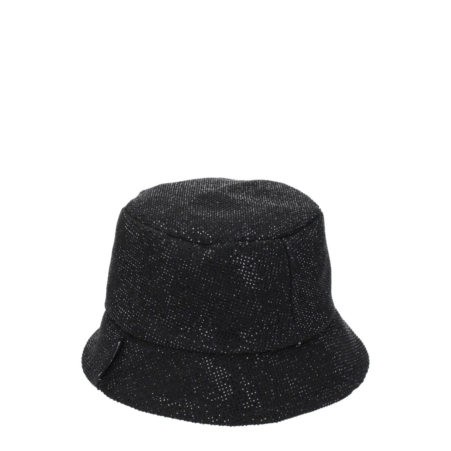 Palm Angels Black Cotton Bucket Hat