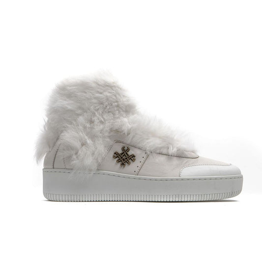 Mr&Mrs Italy White Leather Women's Sneaker
