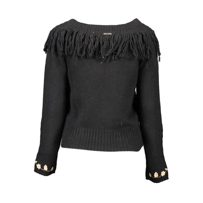 Blugirl Black Viscose Women Sweater1728,67403481248,Black,Blugirl,Clothing,L,M,New with tags,S,Sweaters - Clothing,Sweatshirts - Sweaters - Clothing,Women,XL,XS